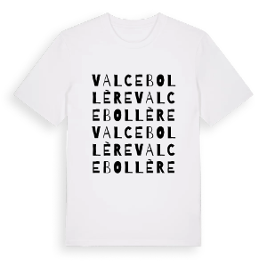 Valcebollère ordlek t-shirt – ekologisk bomull t-shirt från Pinshirt