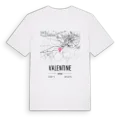 Valentine karta t-shirt