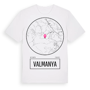 Valmanya t-shirt – ekologisk bomull t-shirt från Pinshirt