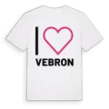 Jag älskar Vebron t-shirt stort tryck