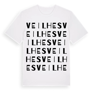 Veilhes ordlek t-shirt – ekologisk bomull t-shirt från Pinshirt