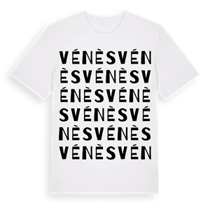 Vénès ordlek t-shirt – ekologisk bomull t-shirt från Pinshirt