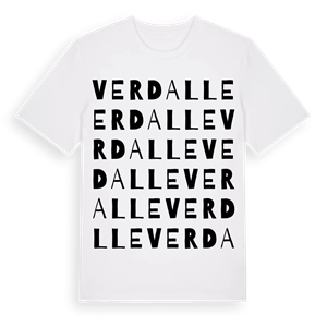 Verdalle ordlek t-shirt – ekologisk bomull t-shirt från Pinshirt
