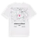 Verdun-en-Lauragais karta t-shirt