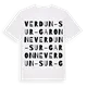 Verdun-sur-Garonne ordlek t-shirt