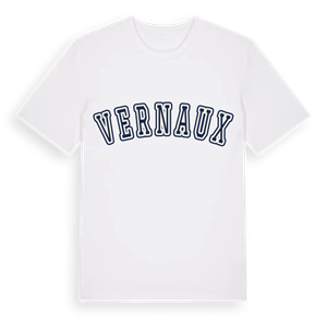 Vernaux college t-shirt – ekologisk bomull t-shirt från Pinshirt