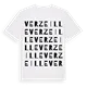 Verzeille ordlek t-shirt
