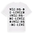 Vézins-de-Lévézou ordlek t-shirt