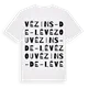Vézins-de-Lévézou ordlek t-shirt