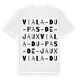 Viala-du-Pas-de-Jaux ordlek t-shirt