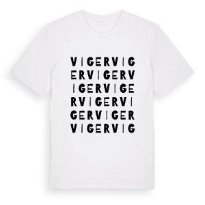 Viger ordlek t-shirt – ekologisk bomull t-shirt från Pinshirt