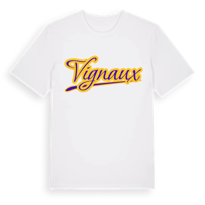 Vignaux baseball t-shirt – ekologisk bomull t-shirt från Pinshirt