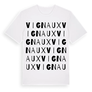 Vignaux ordlek t-shirt – ekologisk bomull t-shirt från Pinshirt
