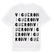 Vigueron ordlek t-shirt