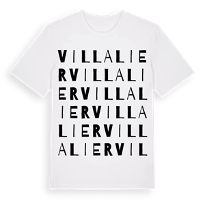 Villalier ordlek t-shirt – ekologisk bomull t-shirt från Pinshirt