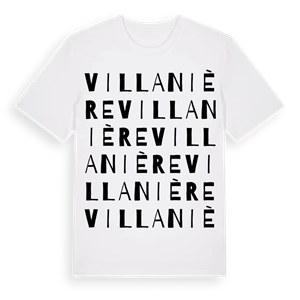 Villanière ordlek t-shirt – ekologisk bomull t-shirt från Pinshirt