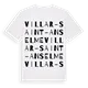 Villar-Saint-Anselme ordlek t-shirt