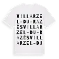 Villarzel-du-Razès ordlek t-shirt