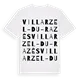Villarzel-du-Razès ordlek t-shirt
