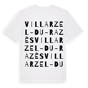 Villarzel-du-Razès ordlek t-shirt – ekologisk bomull t-shirt från Pinshirt