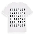 Villaudric ordlek t-shirt