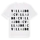 Villaudric ordlek t-shirt