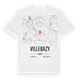 Villebazy karta t-shirt