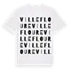 Villefloure ordlek t-shirt