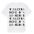 Villefranche-d'Albigeois ordlek t-shirt