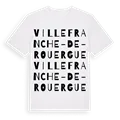 Villefranche-de-Rouergue ordlek t-shirt