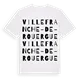 Villefranche-de-Rouergue ordlek t-shirt