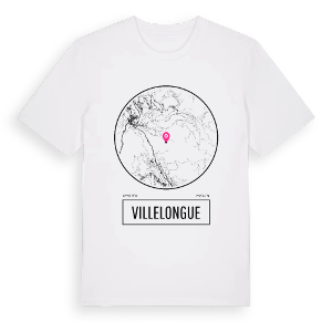 Villelongue t-shirt – ekologisk bomull t-shirt från Pinshirt