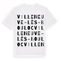 Villeneuve-lès-Bouloc ordlek t-shirt