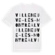 Villeneuve-lès-Montréal ordlek t-shirt