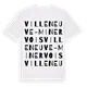 Villeneuve-Minervois ordlek t-shirt