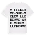 Villeneuve-sur-Vère ordlek t-shirt