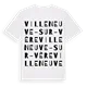 Villeneuve-sur-Vère ordlek t-shirt