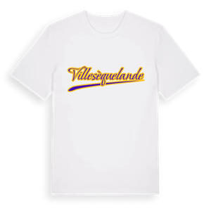 Villesèquelande baseball t-shirt – ekologisk bomull t-shirt från Pinshirt