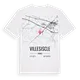 Villesiscle karta t-shirt