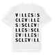 Villesiscle ordlek t-shirt