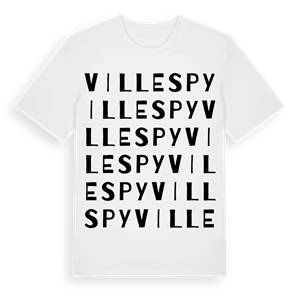 Villespy ordlek t-shirt – ekologisk bomull t-shirt från Pinshirt