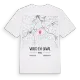 Viols-en-Laval karta t-shirt