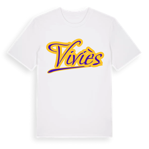 Viviès baseball t-shirt – ekologisk bomull t-shirt från Pinshirt