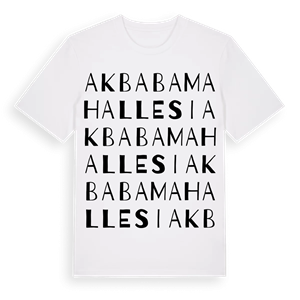 Akbaba Mahallesi ordlek t-shirt – ekologisk bomull t-shirt från Pinshirt