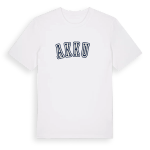 Akkuş college t-shirt – ekologisk bomull t-shirt från Pinshirt