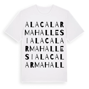 Alacalar Mahallesi ordlek t-shirt – ekologisk bomull t-shirt från Pinshirt