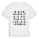 Alisayvan Mahallesi ordlek t-shirt