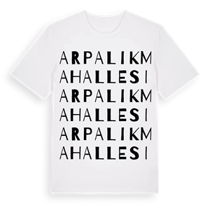 Arpalık Mahallesi ordlek t-shirt – ekologisk bomull t-shirt från Pinshirt