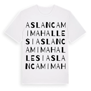 Aslancami Mahallesi ordlek t-shirt – ekologisk bomull t-shirt från Pinshirt