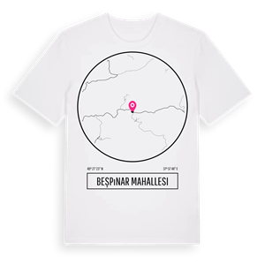 Beşpınar Mahallesi t-shirt – ekologisk bomull t-shirt från Pinshirt